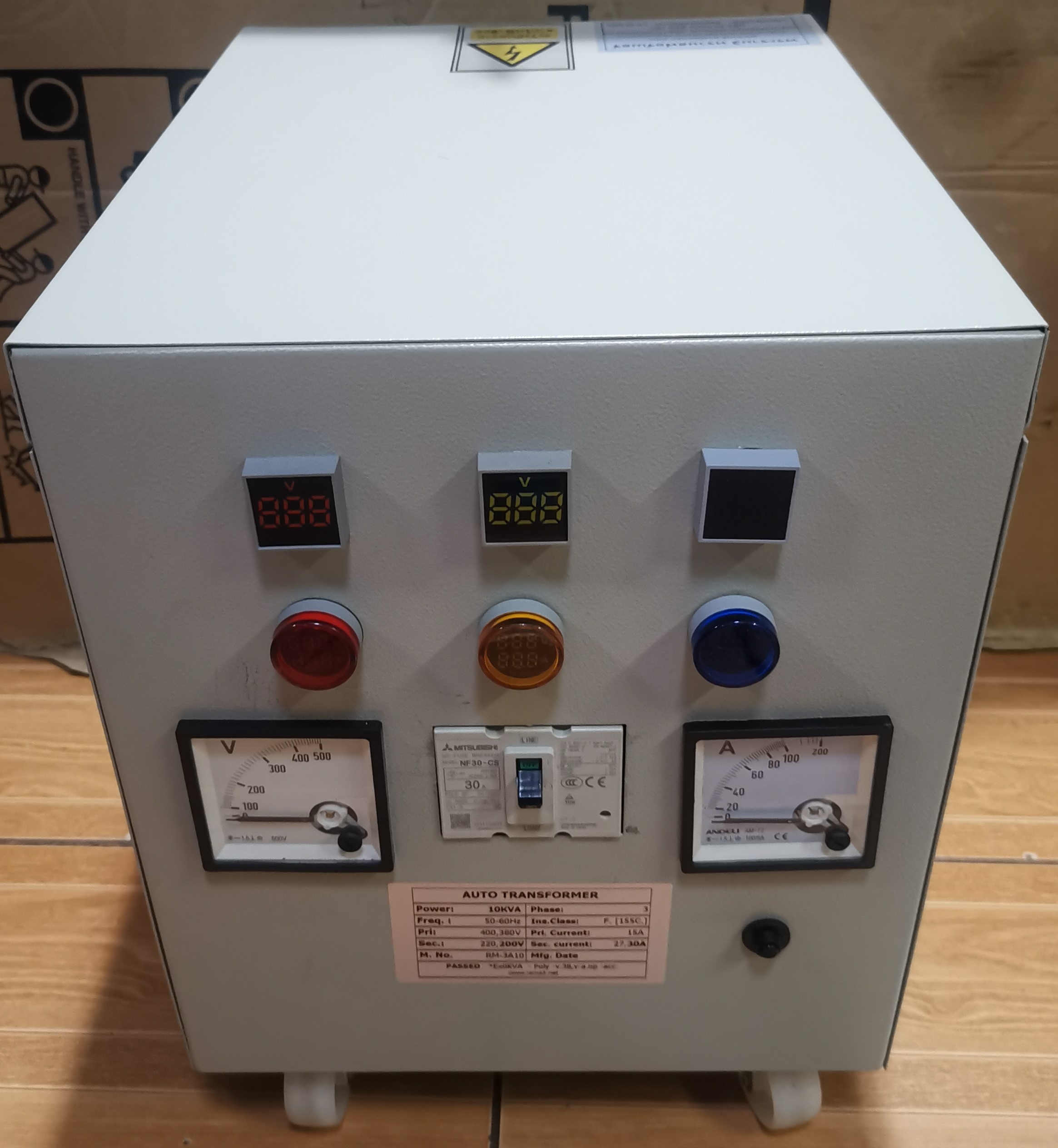 หม้อแปลง 400v 380v 220v 200v คอยล์ทองแดง - Poly - Meter