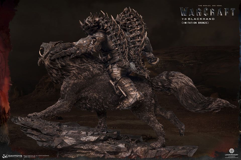 [สั่งจอง]DAMTOYS DMLW014/DMLW015 EPIC SERIES WARCRAFT - BLACKHAND RIDING WOLF STANDARD VER. /IMITATION BRONZE