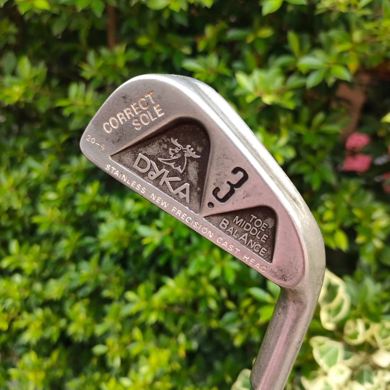 ชุดเหล็ก DYKA CORRECT SOLE มีเหล็ก 3-9 เเละ PW SW ก้านเหล็ก ** กริฟชุดนี้มีตำหนิ เสื่อมสภาพ ** เหล็กคมๆมันส์ๆตีไกล แม่นยำมาก!! ไม้กอล์ฟมือสอง ของแท้ BY NakaraLuxurious