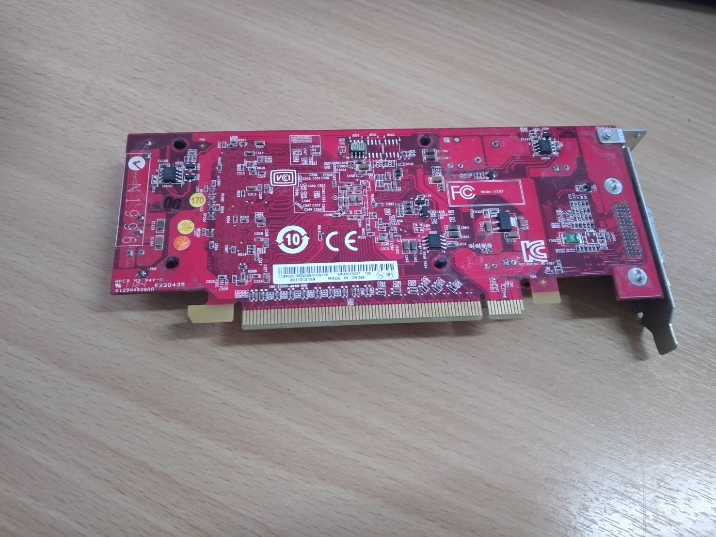 Lenovo FRU89Y9227, 89Y9227, 512MB, NVIDIA GeForce 310, DMS59 Graphics Card ขาสั้น