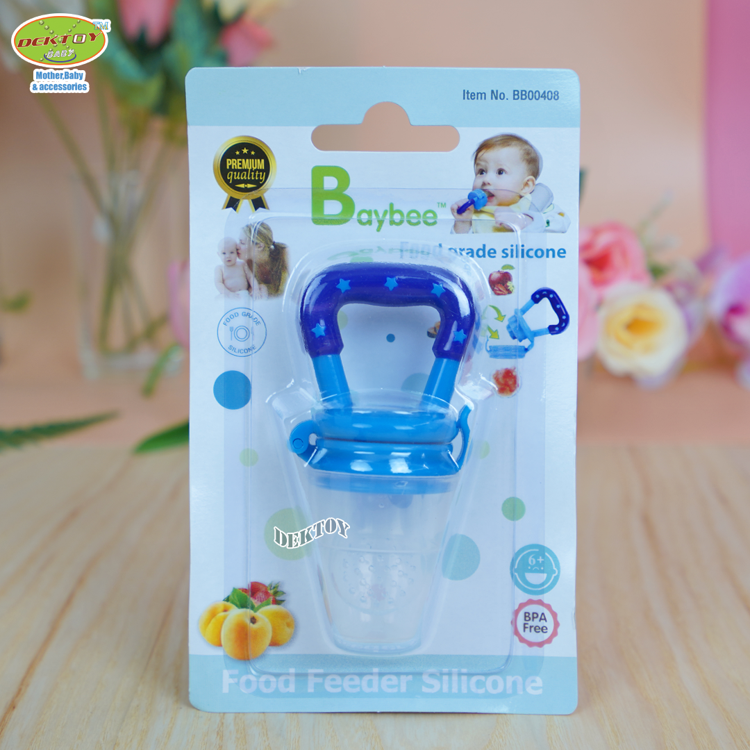Baybee เบย์บี จุกซิลิโคนดูดผักผลไม้ ที่กัดผลไม้ซิลิโคนจุกดูดอาหารเด็ก Food Feeder Silicone
