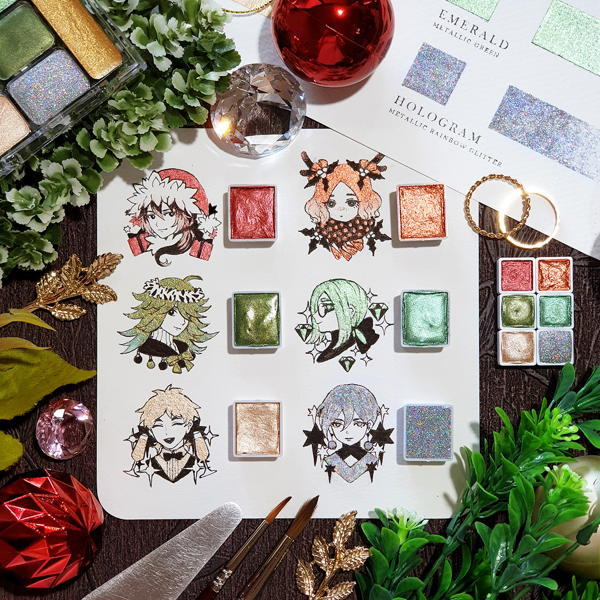 [ HANDMADE WATERCOLOR ] CHRISTMAS SERIES