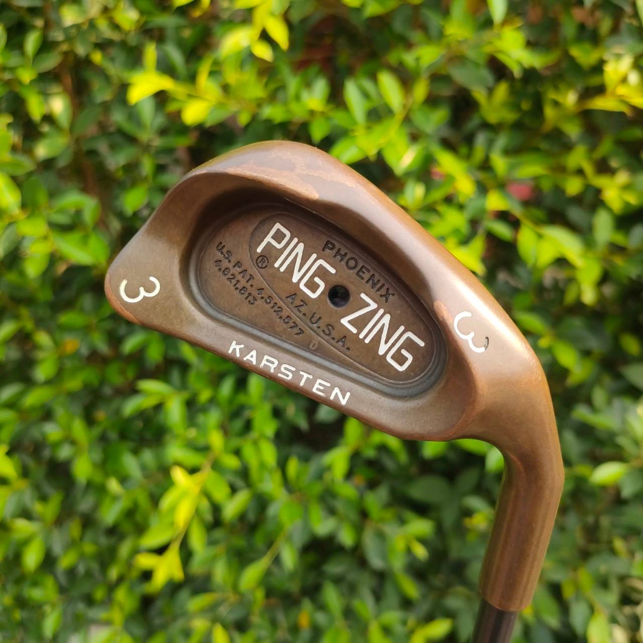 เหล็ก 3 PING ZING KARSTEN จุดดำ ก้าน ALDILA FLEX R beryllium copper แท้ๆ วัสดุสุดพรีเมี่ยม และหายากมากๆ สภาพสวยเลยครับ ก้านดีมากๆ