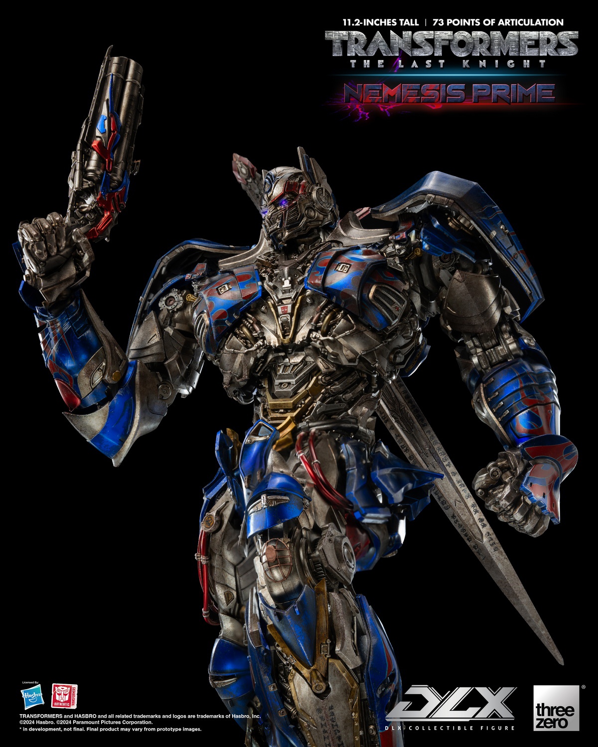 [สั่งจอง] ThreeZero 11" : Transformers : The Last Knight DLX : Optimus Prime Nemisisgent