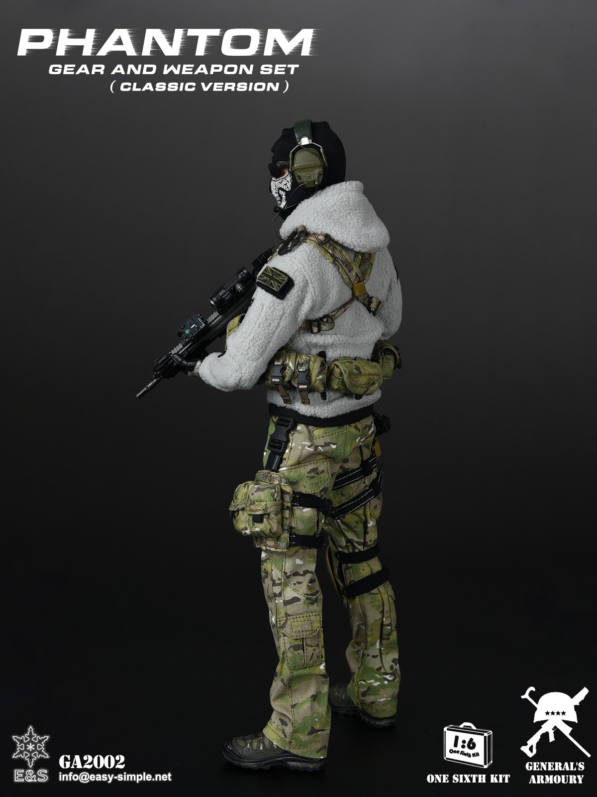 [สั่งจอง]General's Armoury GA2002 1/6 : Phantom Gear And Weapon Set (Classic Version)