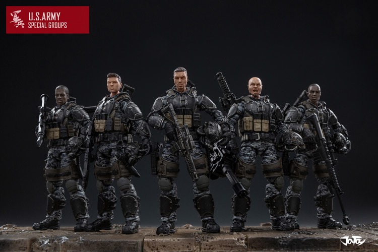 [สั่งจอง]JOYTOY 1/18 JTUS005 U.S.army special operations unit