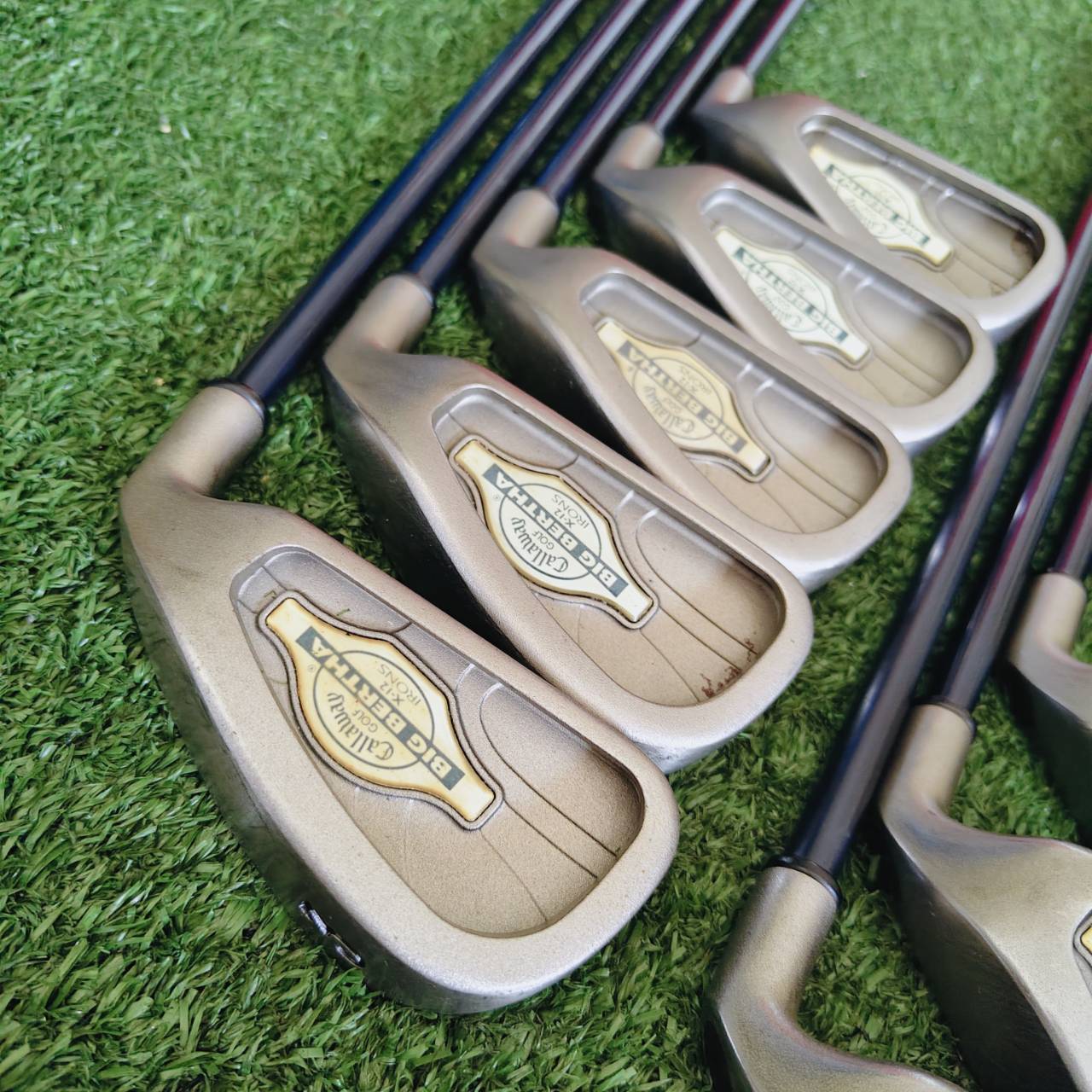 ชุดเหล็ก Callaway BIG BERTHA X-12 ก้าน RCH 99 Flex R แบบเจาะทะลุ (Bore-Thru)