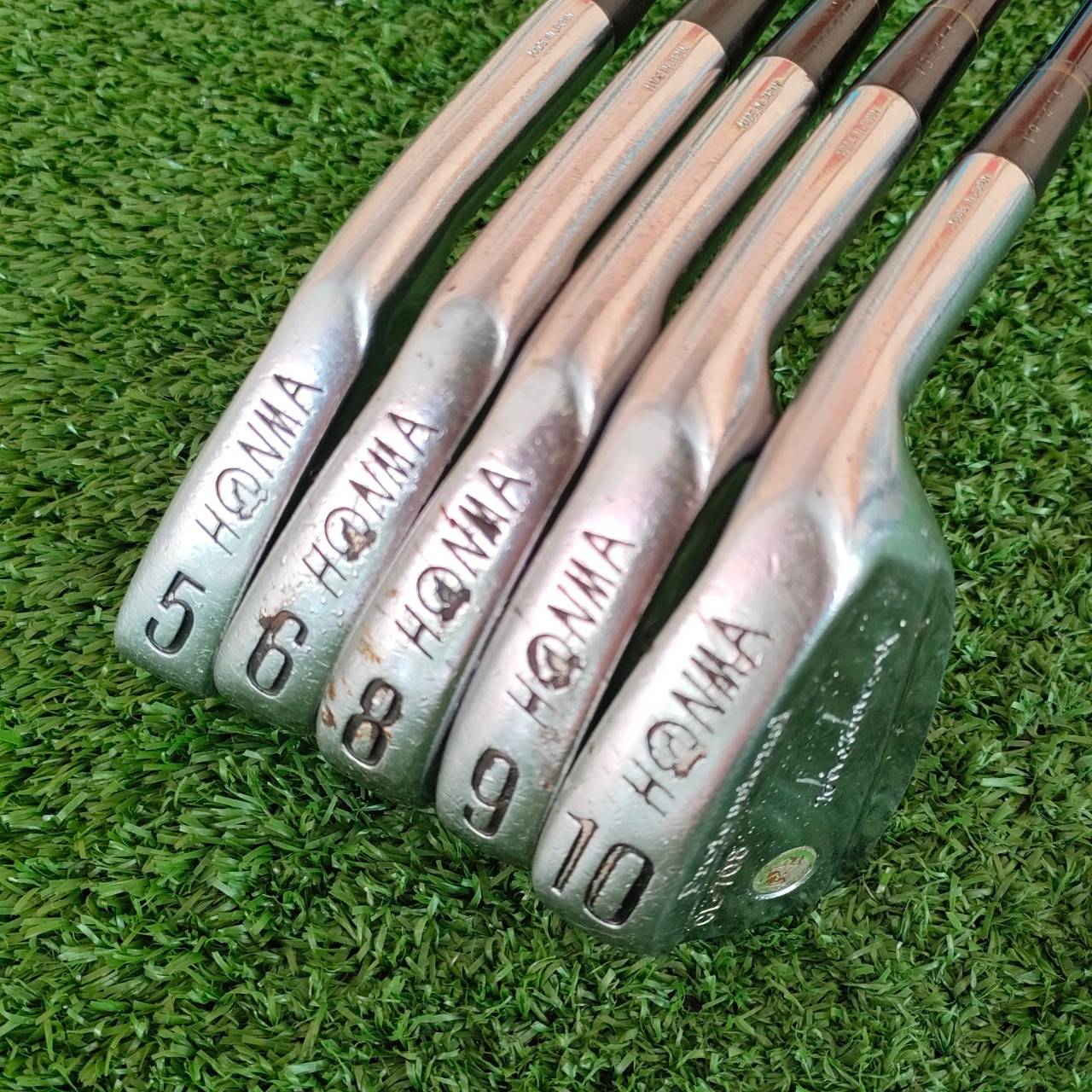 ชุดเหล็ก HONMA CL -708 มีเหล็ก 5-10 ** ขาดเหล็ก 7 ** ก้าน EXTRA 90 ก้านเบา 90 กรัม เหล็ก FORGED PREMIUM จาก HIRO HONMA JAPAN SAKATA ไม้กอล์ฟมือสอง ของแท้ BY NakaraLuxurious