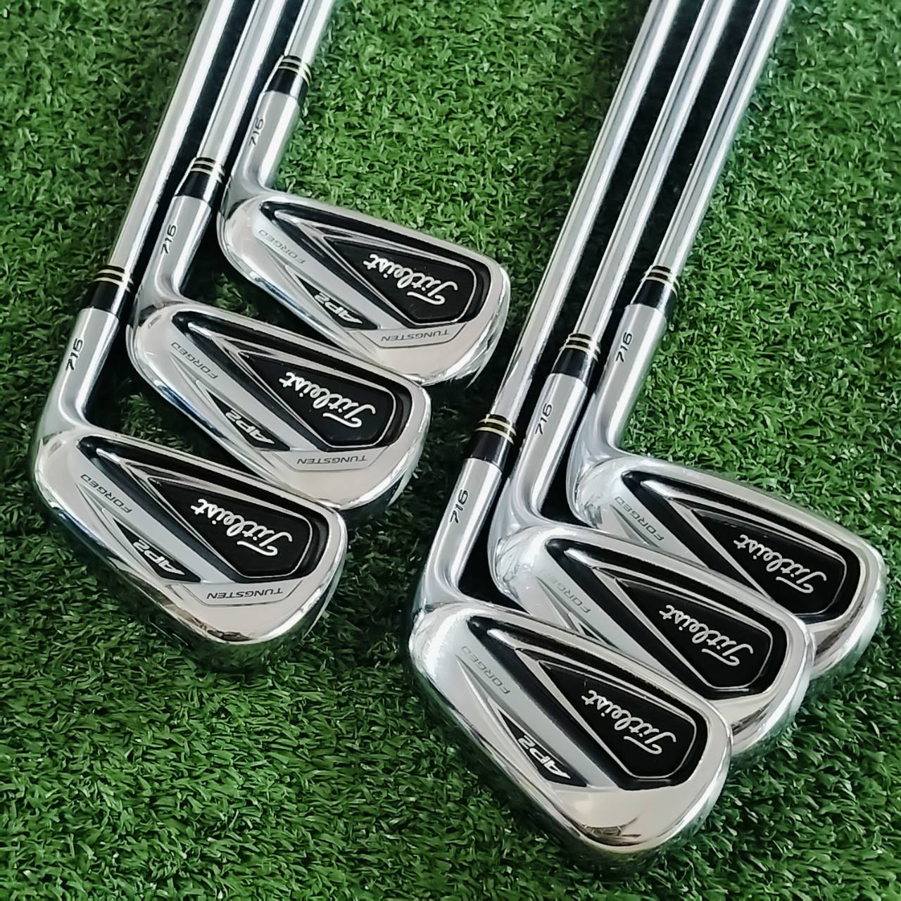 ชุดเหล็ก Titleist AP2 716 FORGED ก้าน True Temper M-80 R มีเหล็ก 5 6 7 8 9 PW . ให้ประสิทธิภาพอันยอดเยี่ยม ไม้กอล์ฟพรีเมี่ยมมือสอง ของแท้ By NakaraLuxurious