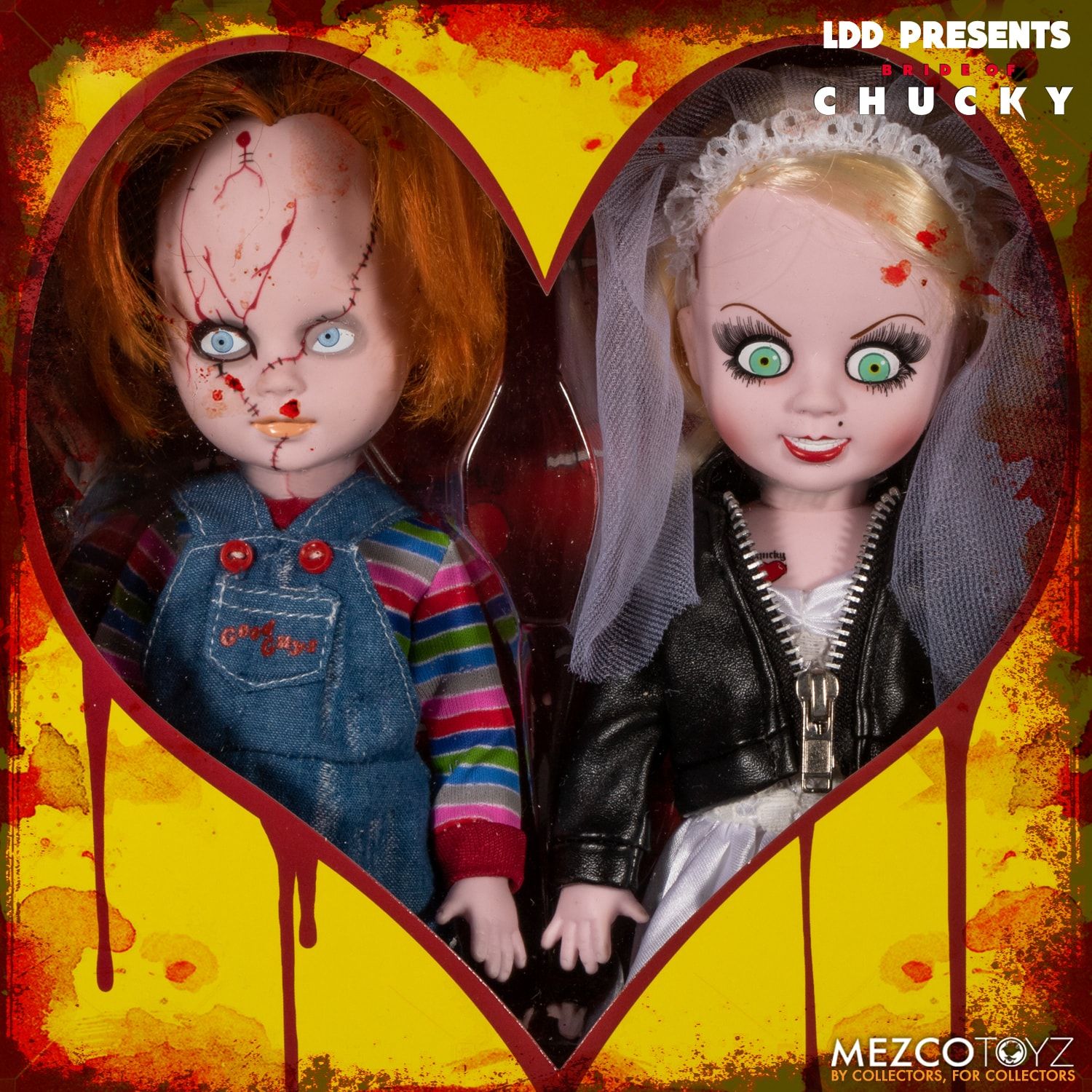 [พร้อมส่ง] Mezco toyz : LDD PRESENTS - Chucky and Tiffany Boxed Set [Reissue]