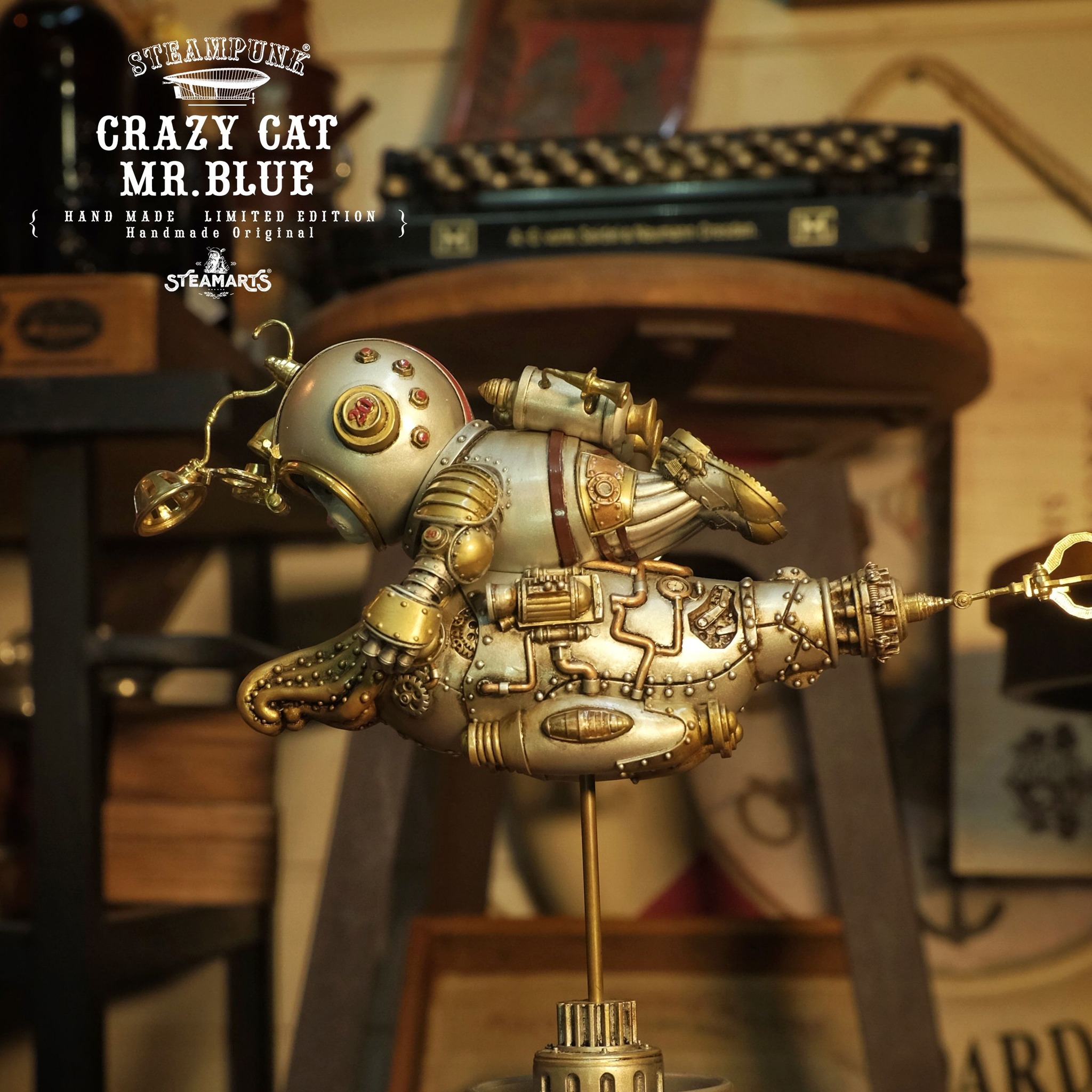 [สั่งจอง]STEAMARTS SA2024CCMB01 : SQUID KNIGHT MR.BLUE 22cm