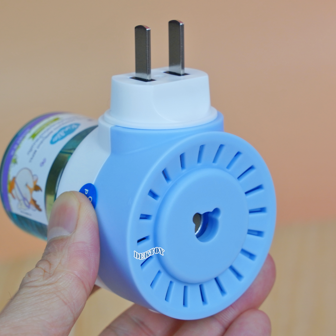 Kindee คินดี้ เครื่องไล่ยุงไฟฟ้า รุ่นไร้สาย พร้อมน้ำยา กลิ่นตะไคร้หอม