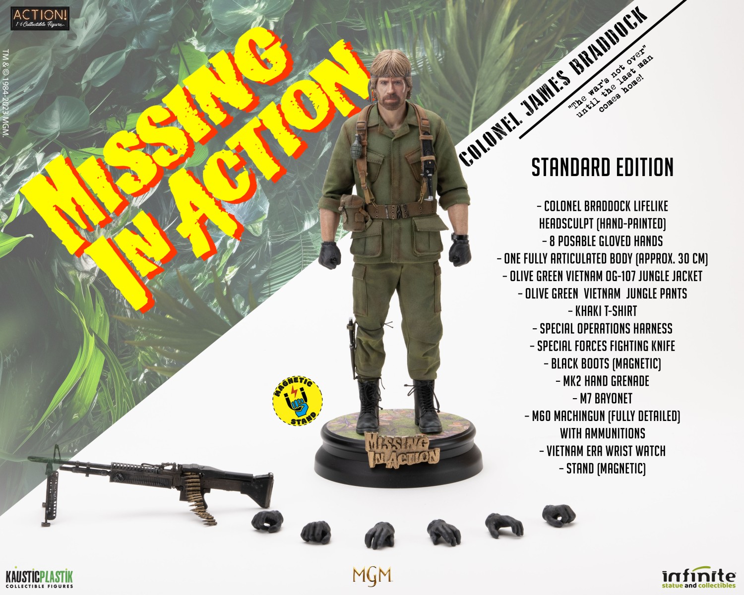 [สั่งจอง]Infinite Statue X Kaustic Plastik 1/6 : MISSING IN ACTION COLONEL JAMES BRADDOCK - STANDARD EDITION