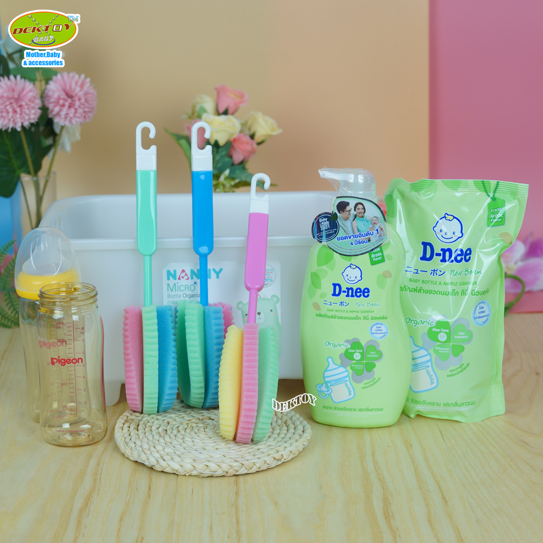 แปรงล้างขวดนมฟองน้ำทั้งอัน BG