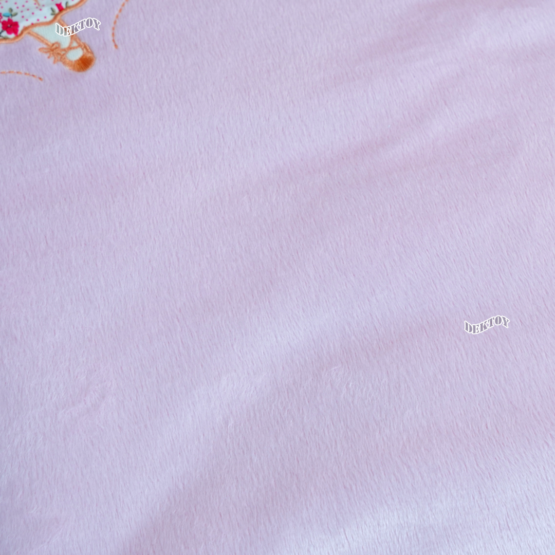 Tomtomjoyful ผ้าห่มเด็ก ผ้าห่มเวลลัว2หน้า นุ่มลื่นน่าสัมผัส 30x36นิ้ว BLK-32 สำเนา