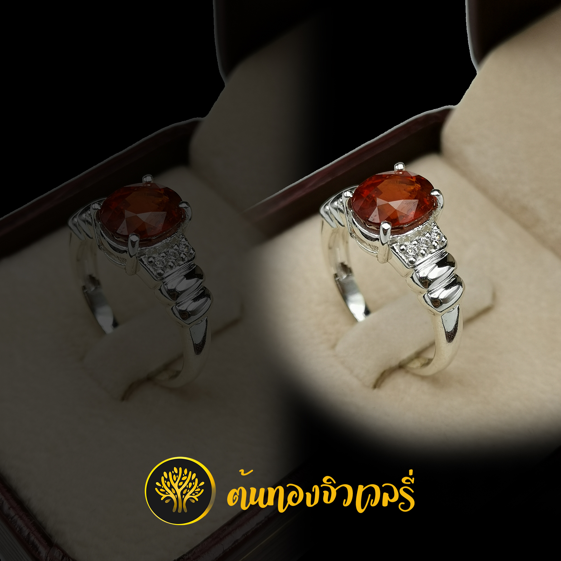 แหวนพลอยทับทิม ฝังเพชรข้าง งานสวยขนาดนี้ ต้องมีไว้สักวงแล้วแหละครับ