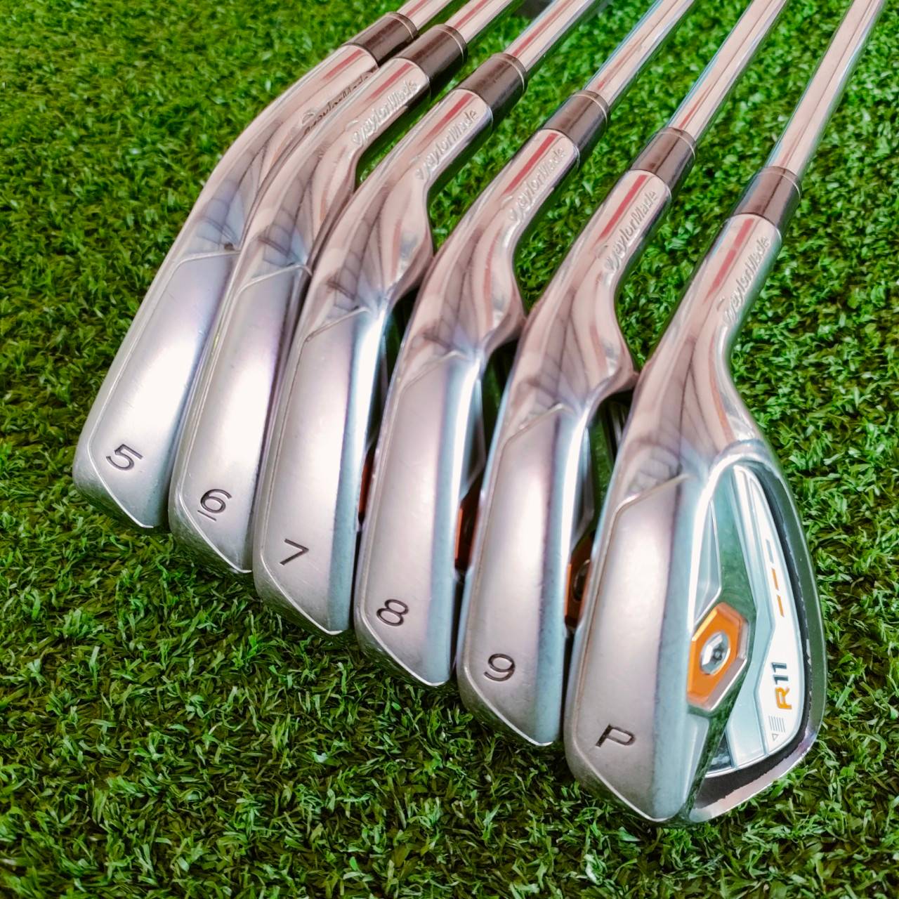 ชุดเหล็ก TAYLORMADE R11 มีเหล็ก 5 6 7 8 9 P ก้าน NS PRO 950 FLEX S เบาแค่ 95 กรัม ทั้งเบา แม่นยำ มั่นคง!! ไม้กอล์ฟมือสอง ของแท้ BY NakaraLuxurious