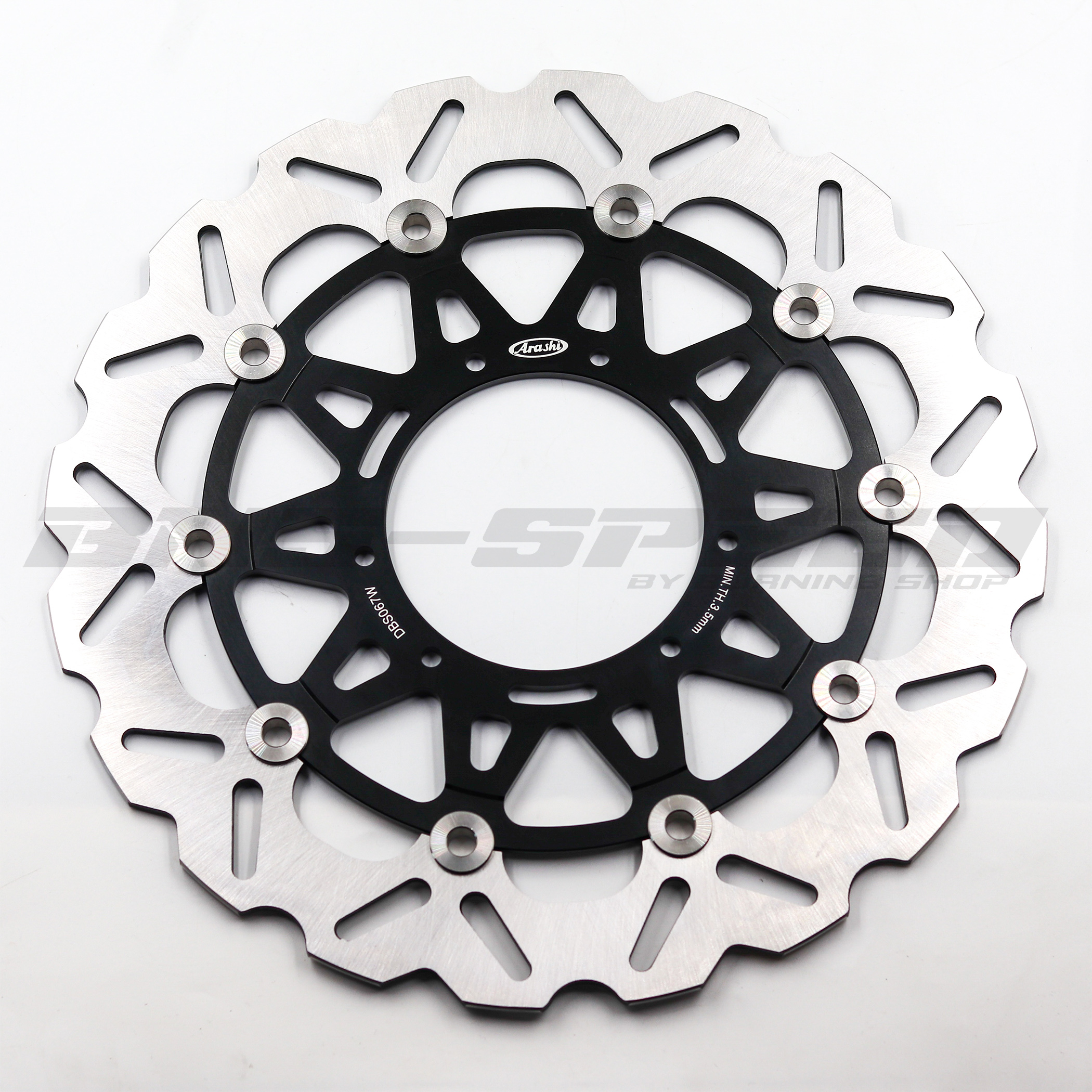 จานดิสเบรค Arashi 320mm CRF250/300L/M/Rally - สีดำ