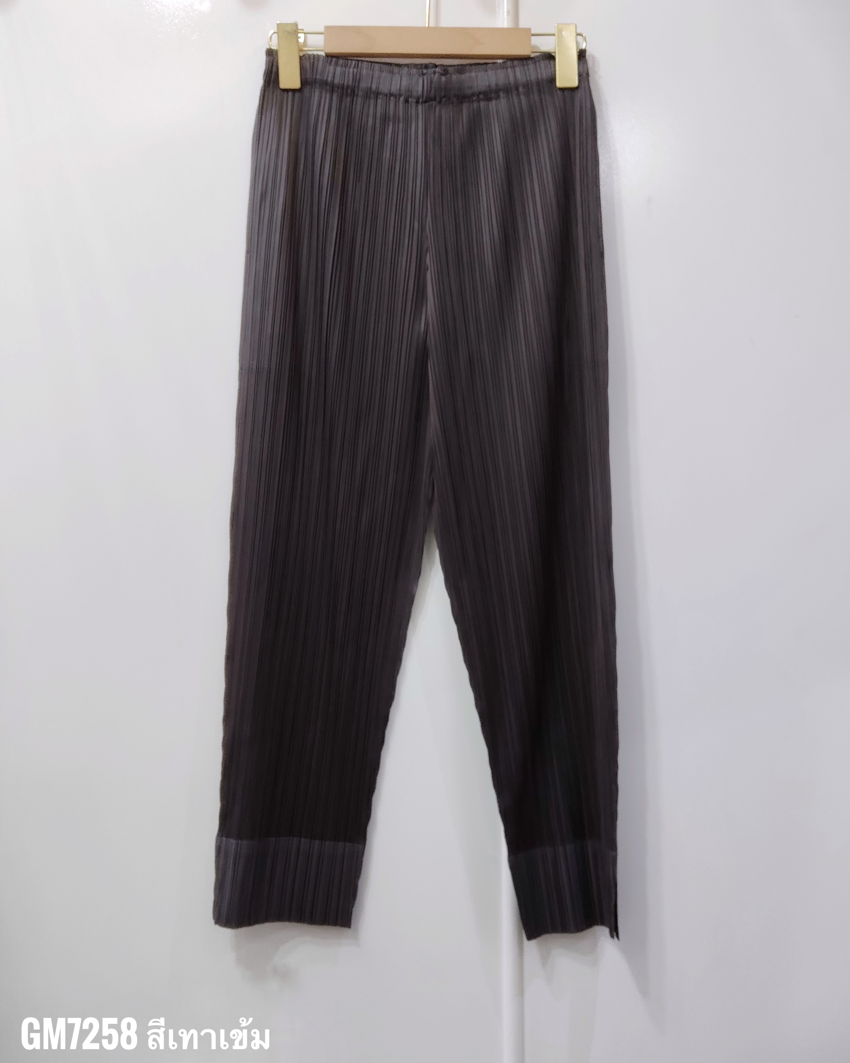 ยาว 34 นิ้ว 2MUAY รุ่น GM7258 กางเกงอัดพลีท SLIM FIT PLEATED PANTS 55 สี FREE SIZE