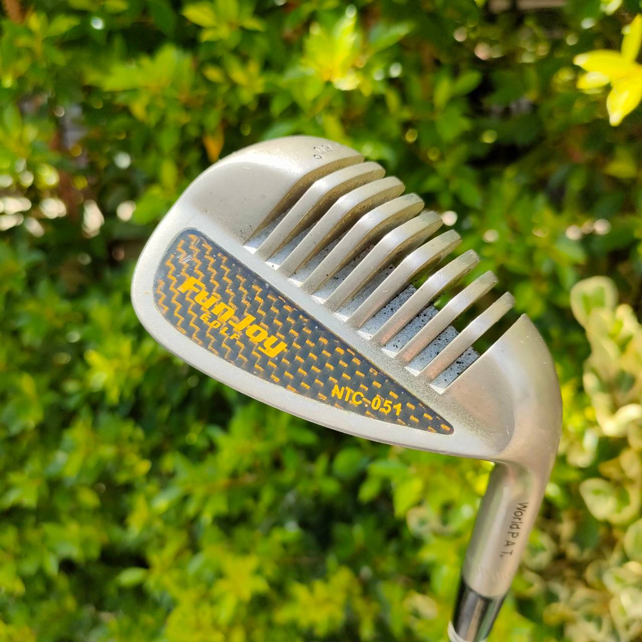WEDGE FUNJOY GOLF NTC-051 องศา 60 ก้าน TRUE TEMPER FLEX WEDGE ของแท้ ก้านเดิม ยังมีสติ๊กเกอร์ลายน้ำติดอยู่ ระเบิดทราย ดีมากๆๆ และสปินแบบปั่น สุดๆ มันส์มาก ต้องลอง!! ไม้กอล์ฟมือสอง ของแท้ BY NakaraLuxurious
