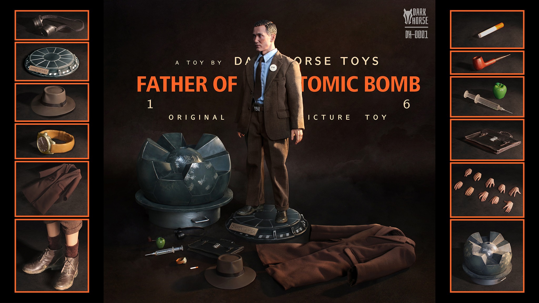 [สั่งจอง]Dark horse Toys DH-0001 1/6 : the Father of the atomic bomb