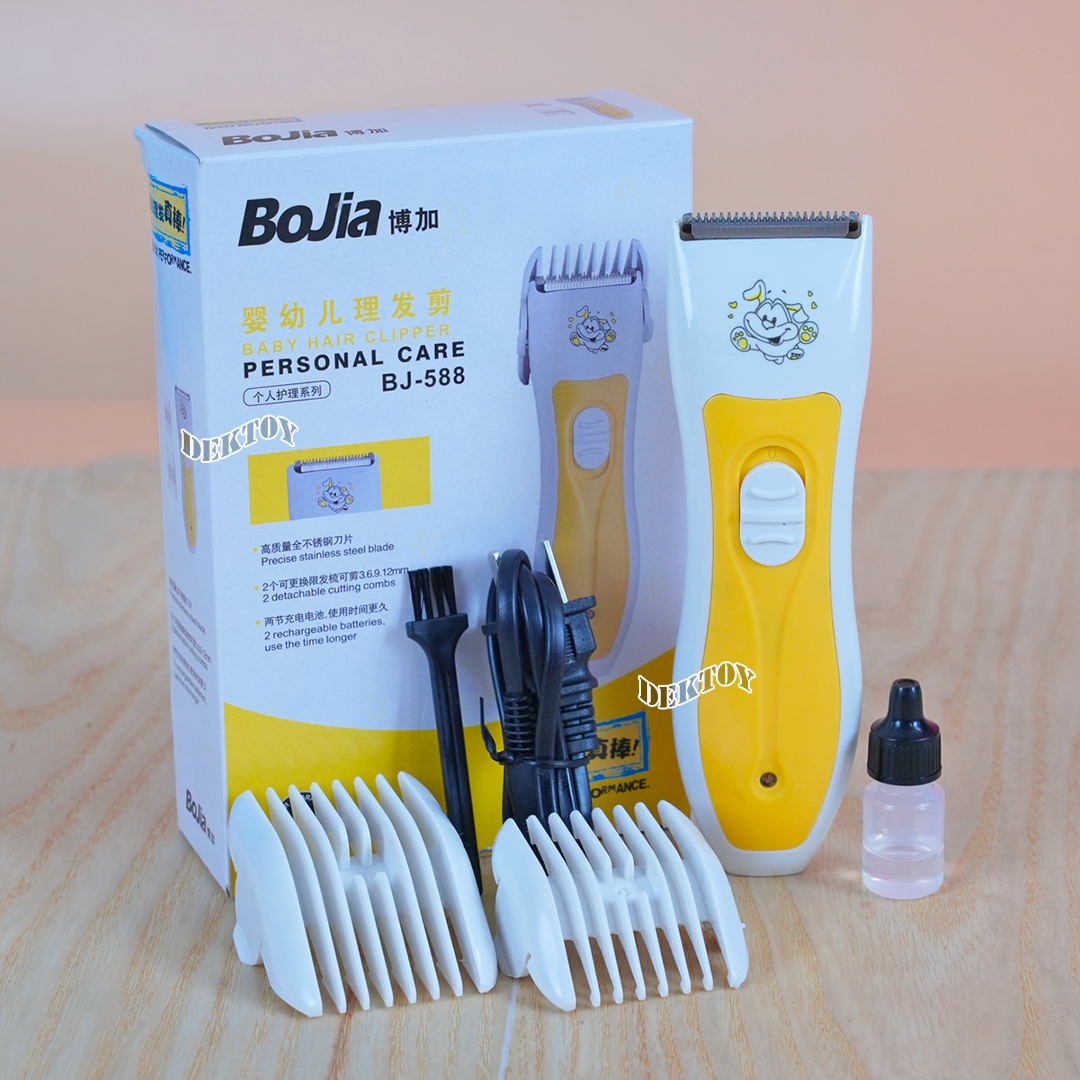 Bojia ปัตตาเลี่ยนตัดผมเด็กไร้สาย baby hair Clipper BJ588