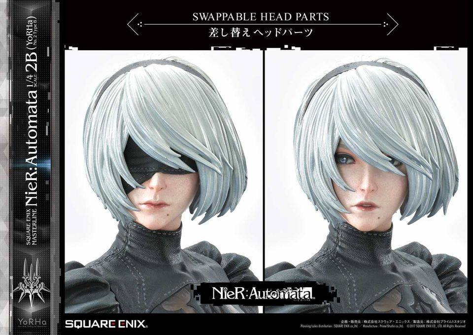 [สั่งจอง]Prime 1 Studio x Square Enix 1/4 scale SEM-02: NIER AUTOMATA 2B (YORHA NO. 2 TYPE B2)
