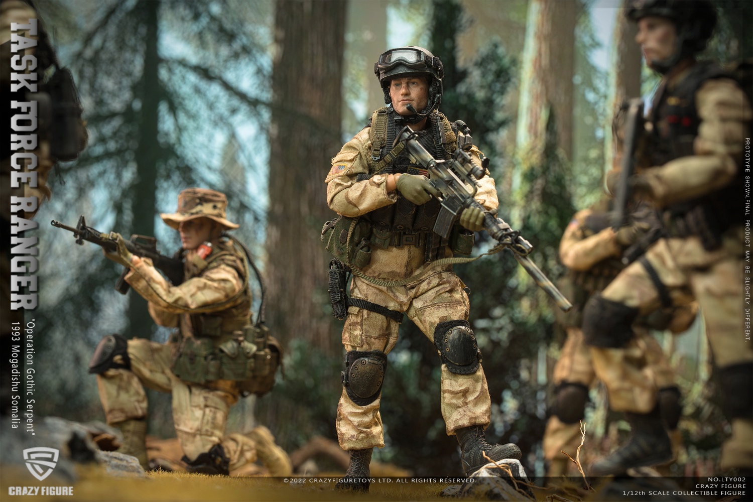 [สั่งจอง] Crazy Figure LTY002 CFTOYS 1/12 Task Force Ranger