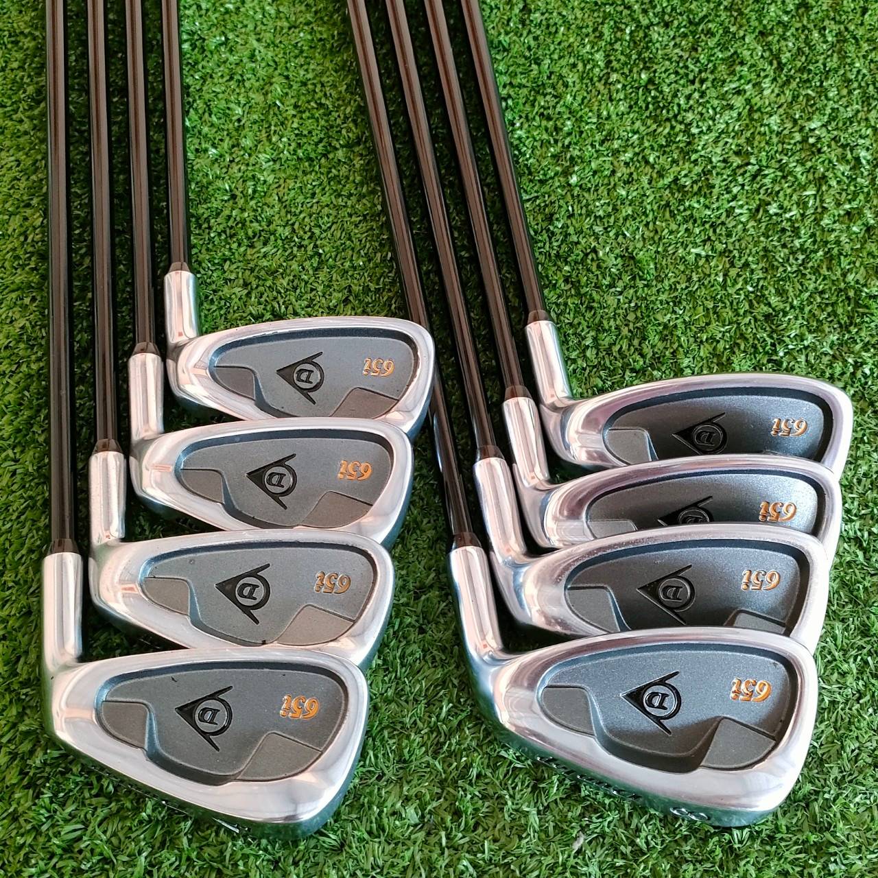 ชุดเหล็ก DUNLOP 65i มีเหล็ก 4-9 เเละ PW SW ก้าน DUNLOP 65i FLEX R สภาพสวยมากๆ 90% ขึ้นไป ไม้กอล์ฟมือสอง ของแท้ BY NakaraLuxurious