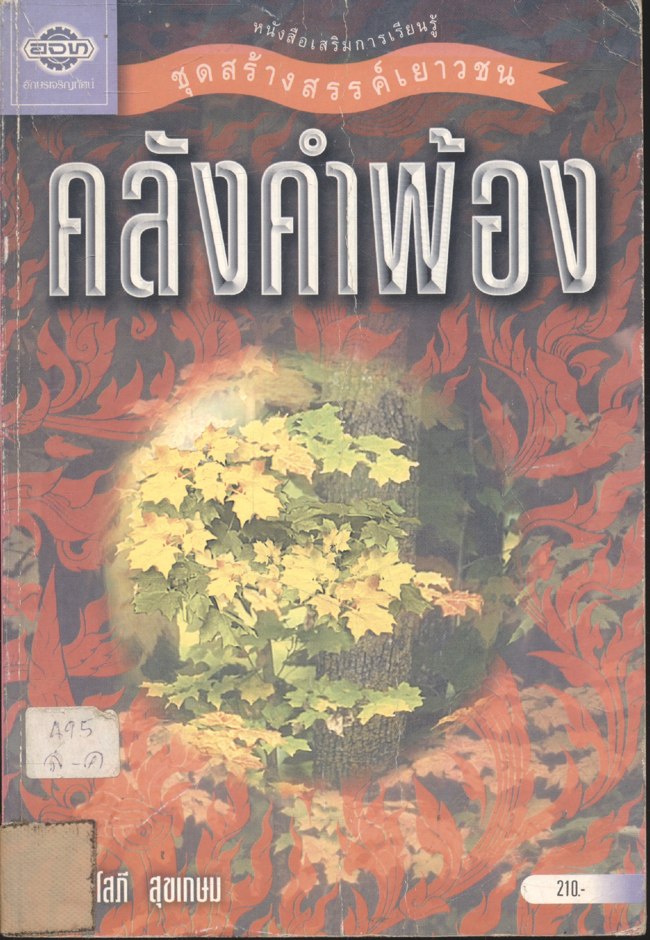 หนังสือเสริมการเรียนรู้ ชุดสร้างสรรค์เยาวชน คลังคำพ้อง