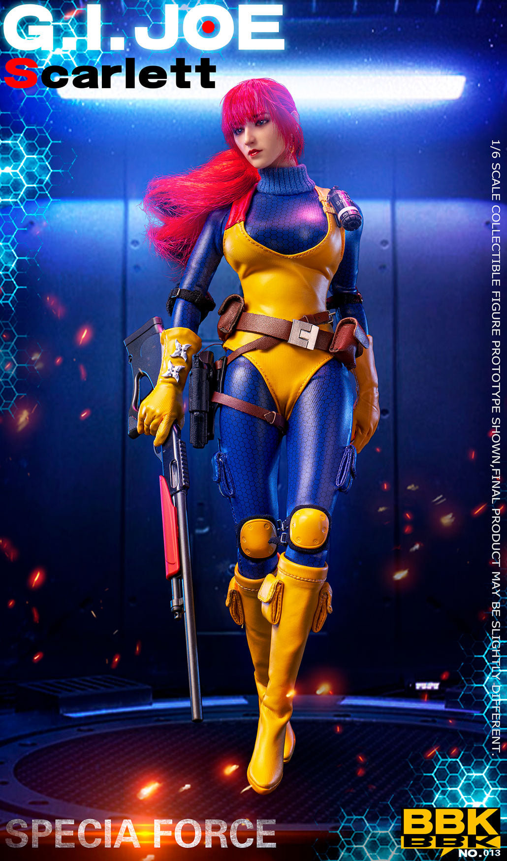 [สั่งจอง]BBK BBK013 1/6 : G.I.JOE Scarlett