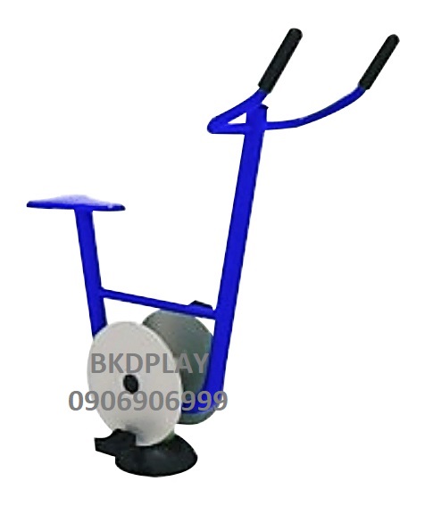 เครื่องออกกำลังกายกลางแจ้ง,จักรยานออกกําลังกาย,เครื่องปั่นจักรยาน,ชุดอุปกรณ์ บริหารขา เข่า แบบนั่งปั่น จักรยาน ลานกีฬา, สนามกีฬา ผลิตในไทย สั่งทำตามสีที่ต้องการได้