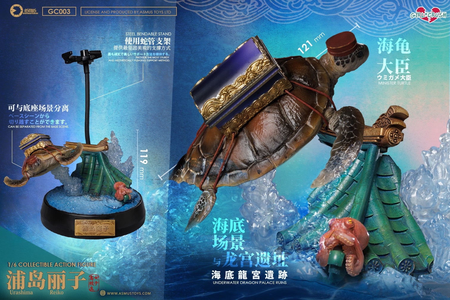 [สั่งจอง] ASMUS TOYS 1/6 ： GIRL CRUSH SERIES: REIKO