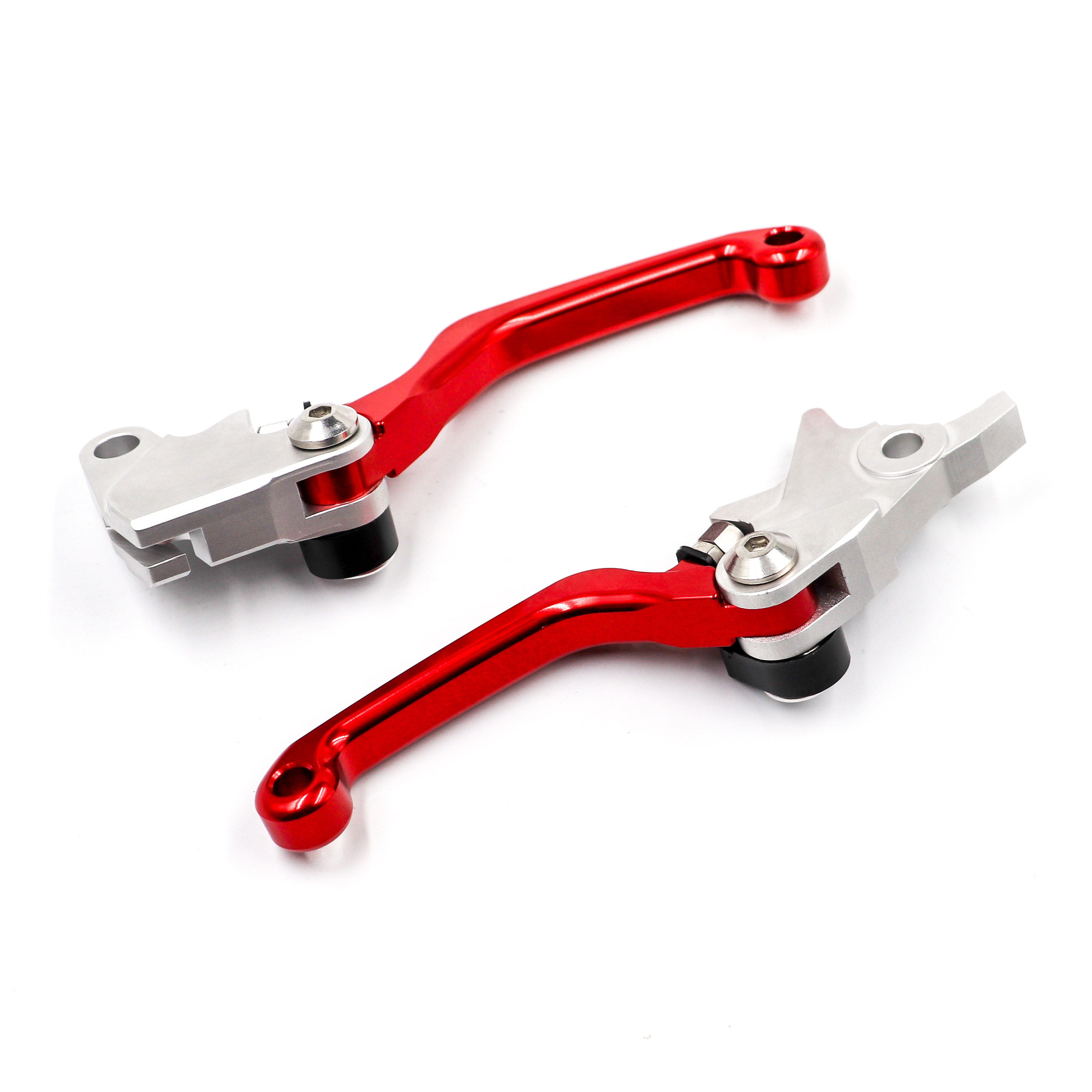 มือเบรค/คลัทช์ KLX140L G RF ทรง Zeta สีแดง
