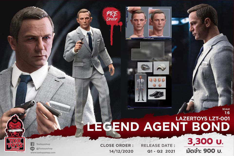 [สั่งจอง]LAZERTOYS LZT-001 1/6 : Legend Agent Bond