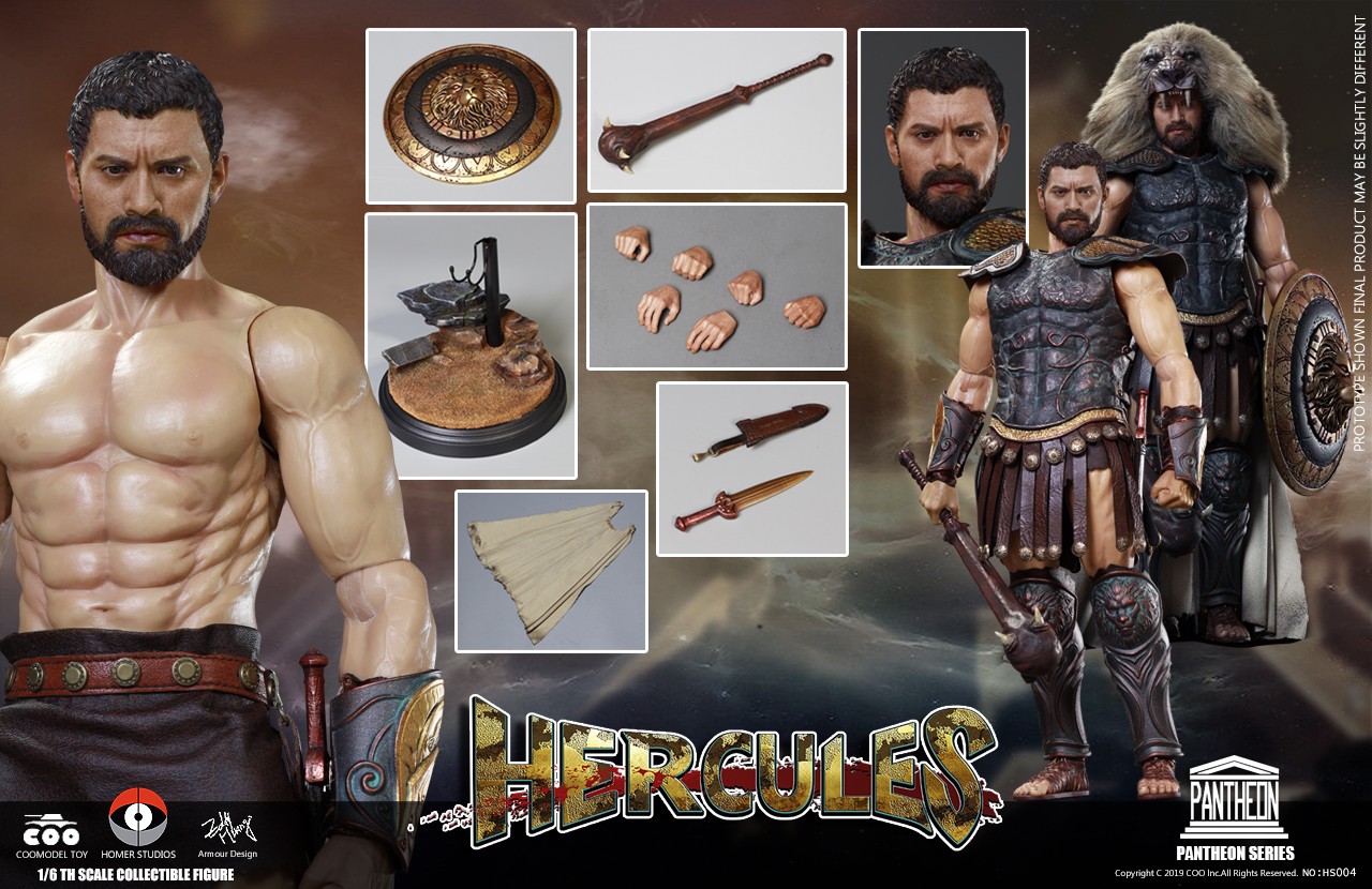 [สั่งจอง] COOMODEL X HOMER HS004 1/6 PANTHEON SERIES - HERCULES