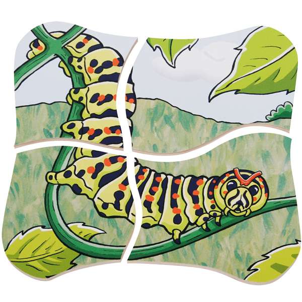 เกมปริศนา-วงจรชีวิตของผีเสื้อ ของเล่น, ของเล่นเด็ก, จิ๊กซอว์, ตัวต่อ, ของเล่นไม้, ของเล่นเสริมพัฒนาการ, ของเล่นเด็กอนุบาล