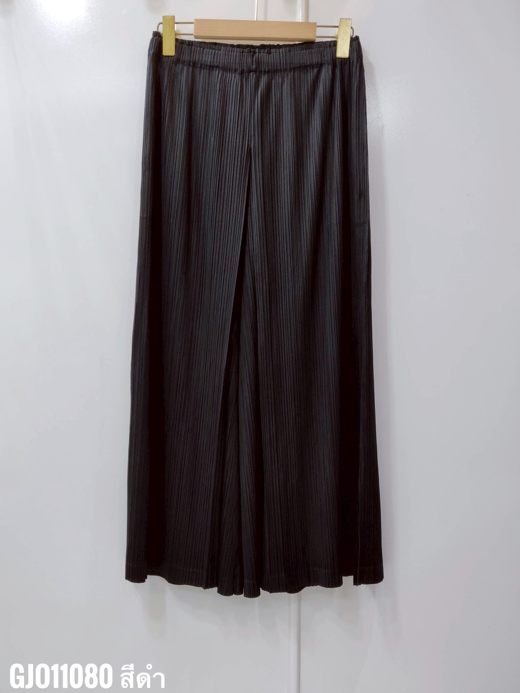 ปรับราคาลง20%!! ยาว 35นิ้ว!! 2MUAY รุ่น GJO11080 กางเกงอัดพลีท CULOTTE WIDE LEG PLEATED PANTS 8 สี FREE SIZE
