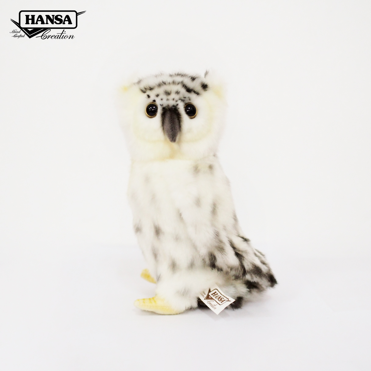 6155 Snowy Owl 18 cm.H - ตุ๊กตานกฮูกหิมะ