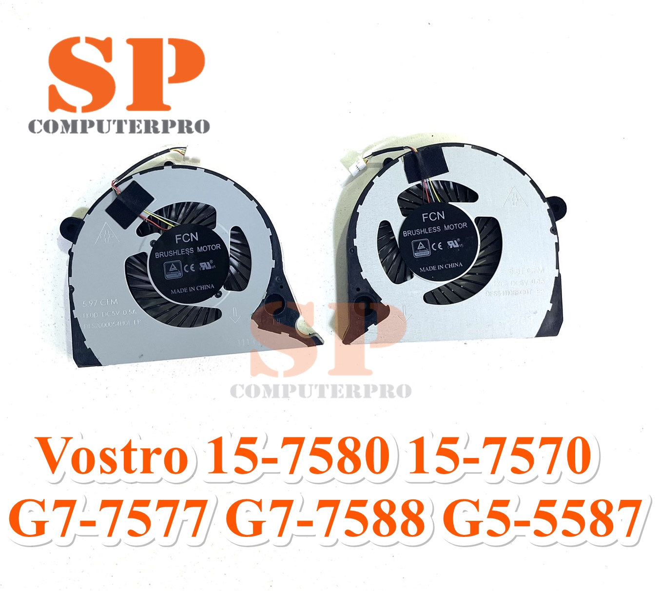 พัดลมโน๊ตบุ๊ค DELL CPU FAN DELL Vostro 15-7580 15-7570 DELL G7-7577 G7-7588 G5-5587