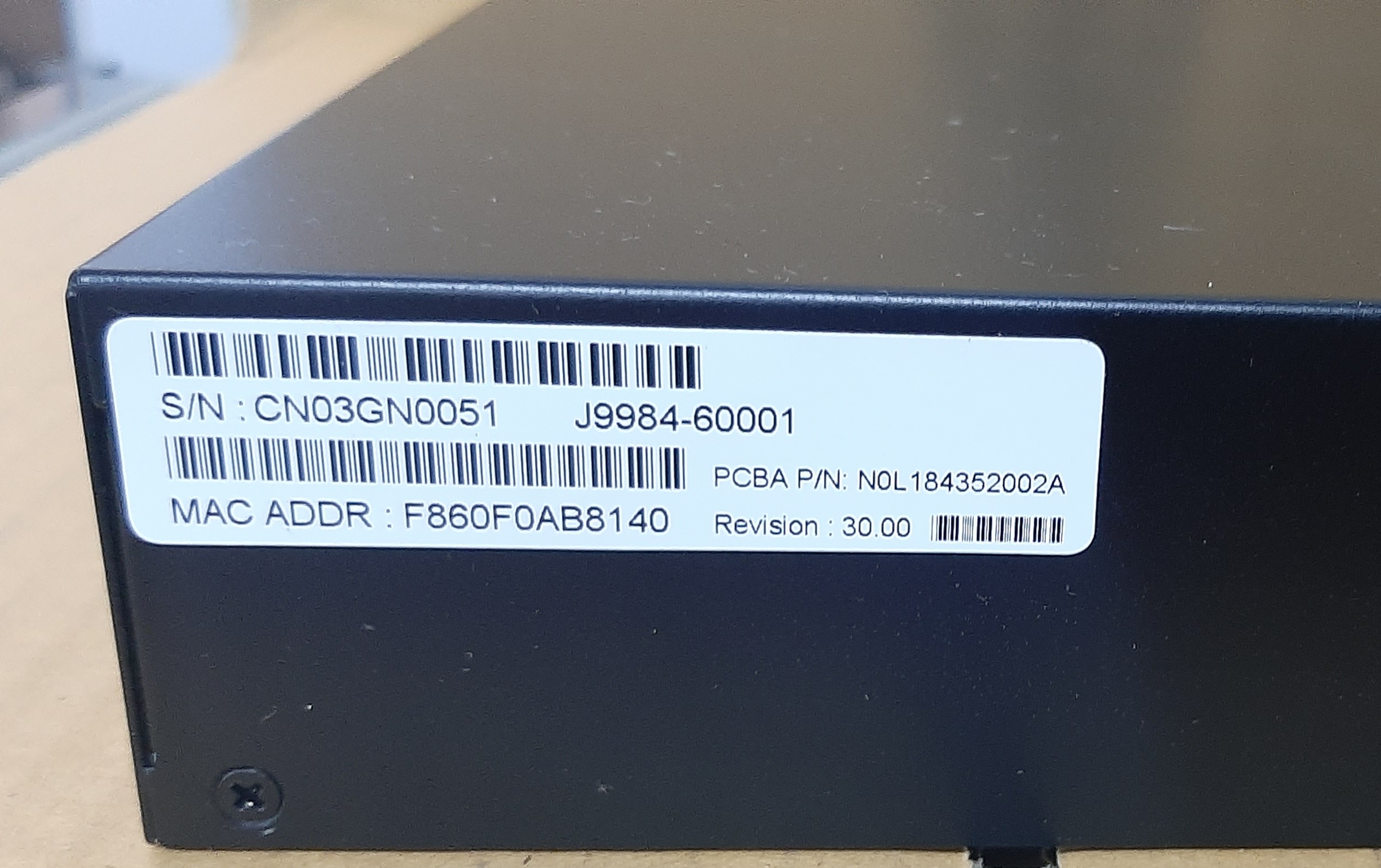 สวิตช์สินค้ามือสอง สภาพดี HPE OfficeConnect 1820-48G-PoE+ (J9984A) ประกันร้าน 1 เดือน