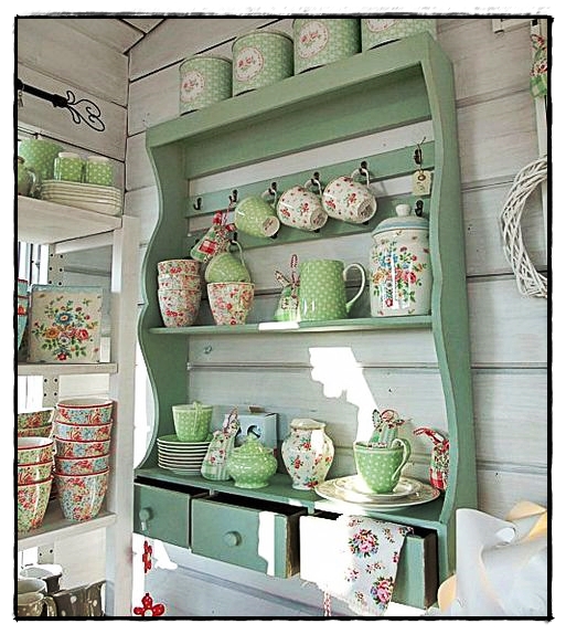 🌷เฟอร์นิเจอร์แต่งห้องครัว ชั้นวางจาน ชั้นวางแก้ม วินเทจ งานHANDMADE FURNITURE THAILAND สินค้าจากโรงงานโดยตรง