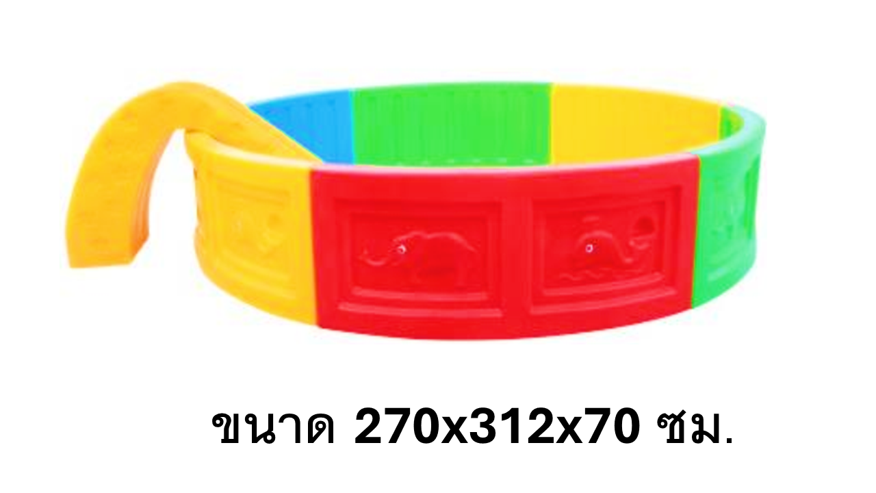 บ่อบอลกลม แถมสไลเดอร์ คอกกั้นลายสวนสัตว์ ,บ่อบอลพลาสติก, รั้วกั้นเด็ก, พร้อมส่ง