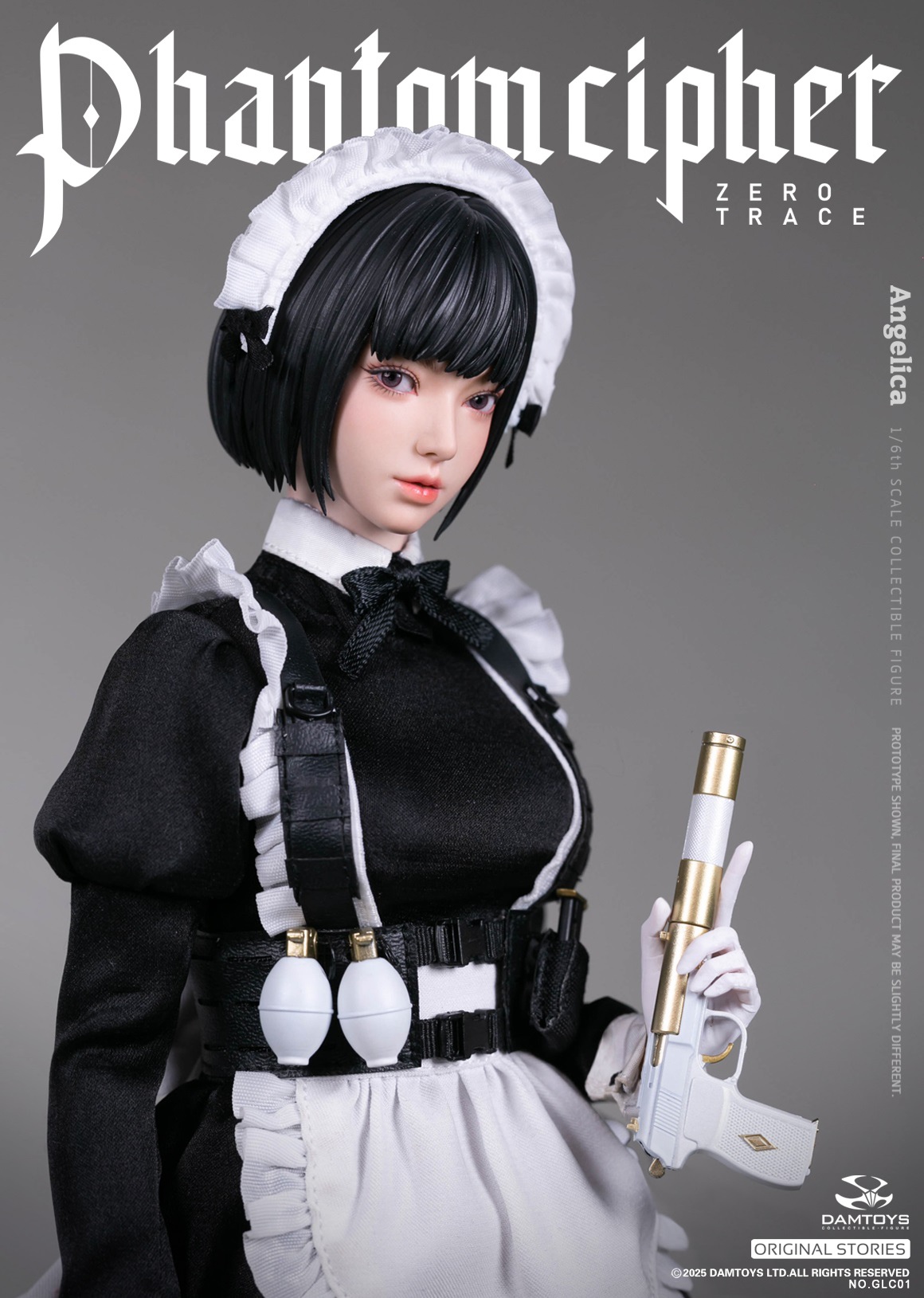 [สั่งจอง]DAMTOYS GLC01 1/6 : PHANTOM CIPHER: ZERO TRACE ANGELICA Original Story