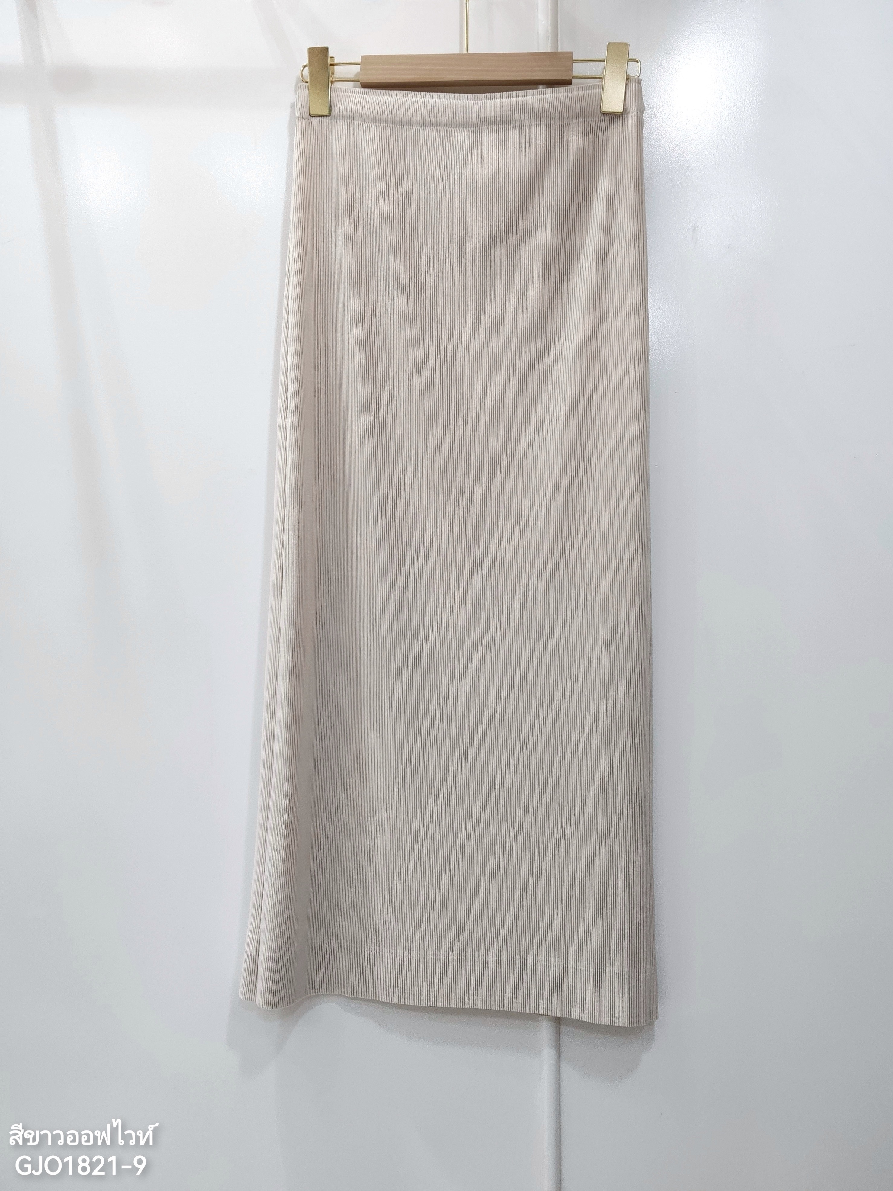 ยาว 34 นิ้ว 2MUAY รุ่น GJO1821-9 กระโปรงพลีทคุณภาพ DOUBLE LAYER PLEATED SKIRT 14 สี FREE SIZE