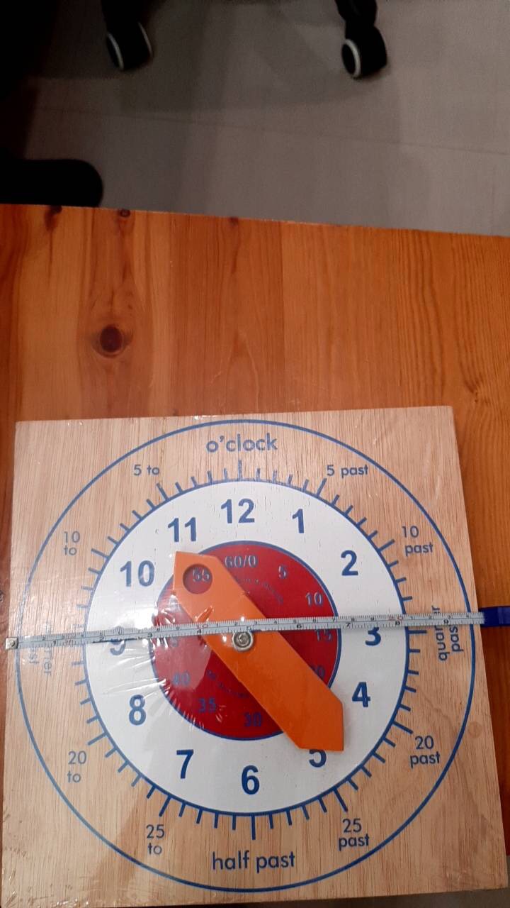 นาฬิกาตั้งโต๊ะ(ภาษาอังกฤษ), นาฬิกาสื่อการสอน,ของเล่นเสริมพัฒนาการ, ของเล่น, สื่อการสอนปฐมวัย