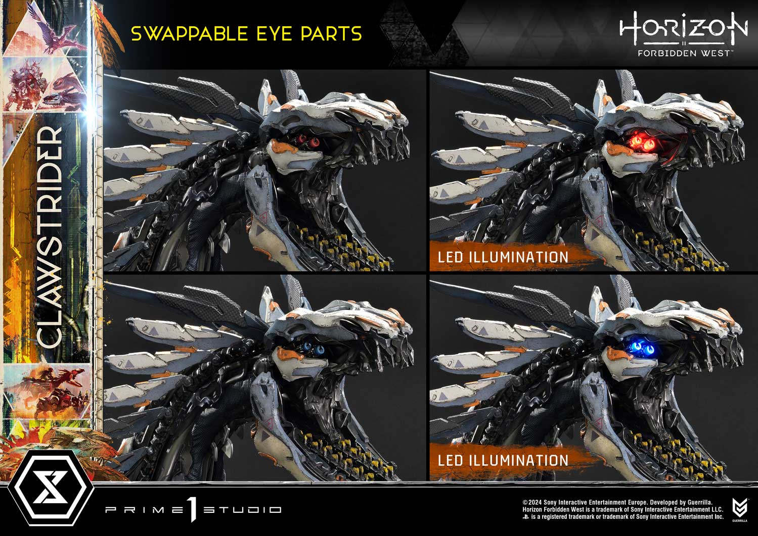 [สั่งจอง] Prime 1 Studio UPMHFW-01: Clawstrider (Horizon Forbidden West)