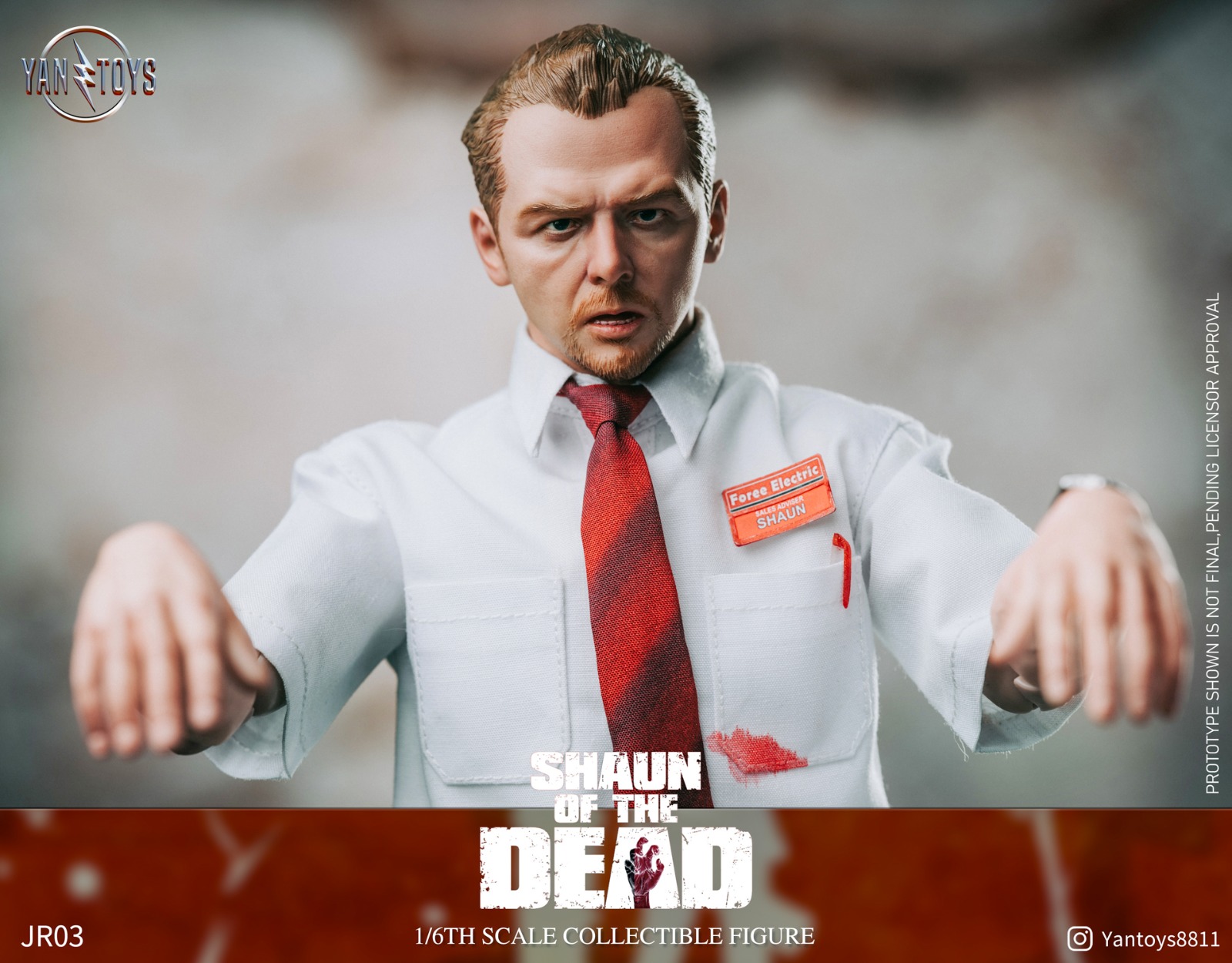 [พร้อมส่ง] YANTOYS JR03 1/6 : Shaum Of The Dead