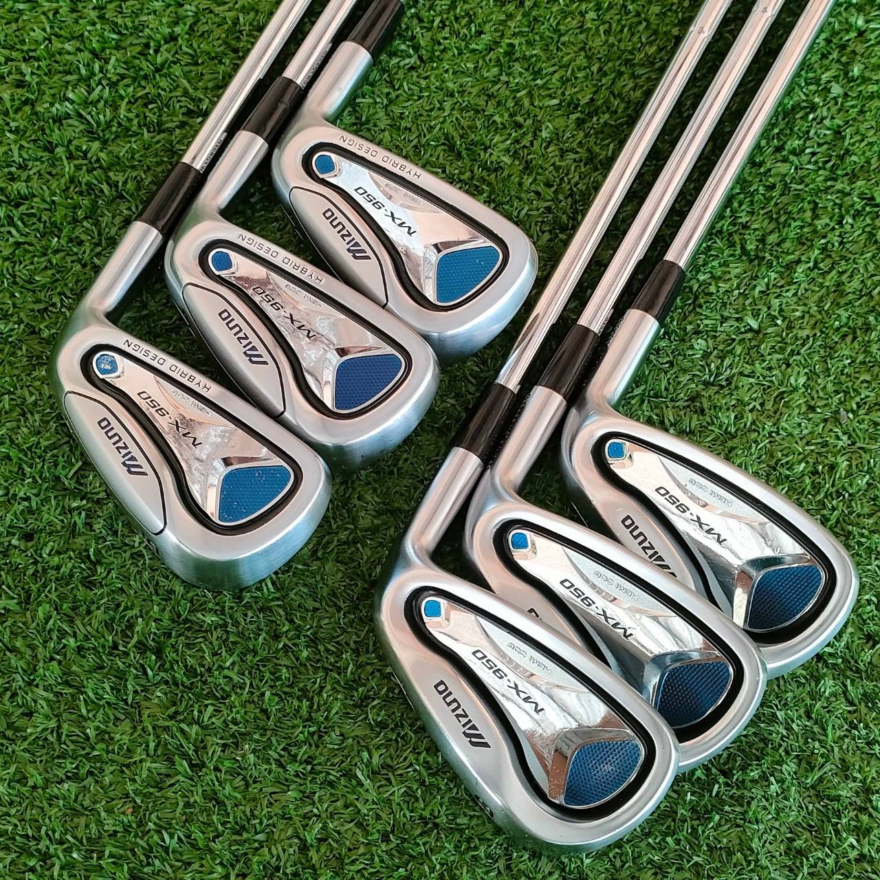 ชุดเหล็ก MIZUNO MX-950 มีเหล็ก 5-9 เเละ PW ก้าน N.S.PRO850 GH FLEX R วัสดุ GRAIN FLOW FORGED เน้นๆ สุดยอด FORGED ที่พรีเมี่ยมที่สุด!! ไม้กอล์ฟมือสอง ของแท้ BY NakaraLuxurious