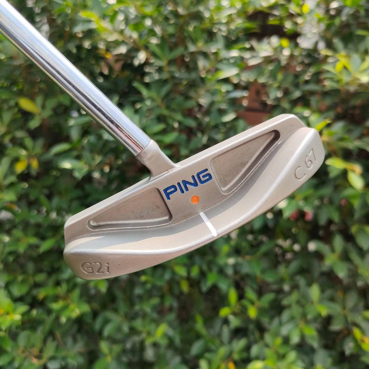 PUTTER PING G2i X67 จุดส้ม ความยาว 35 นิ้ว ก้าน PING G2i ก้านแบบ CENTER SHAFT พัคต์ดีมากๆ สภาพสวยงาม